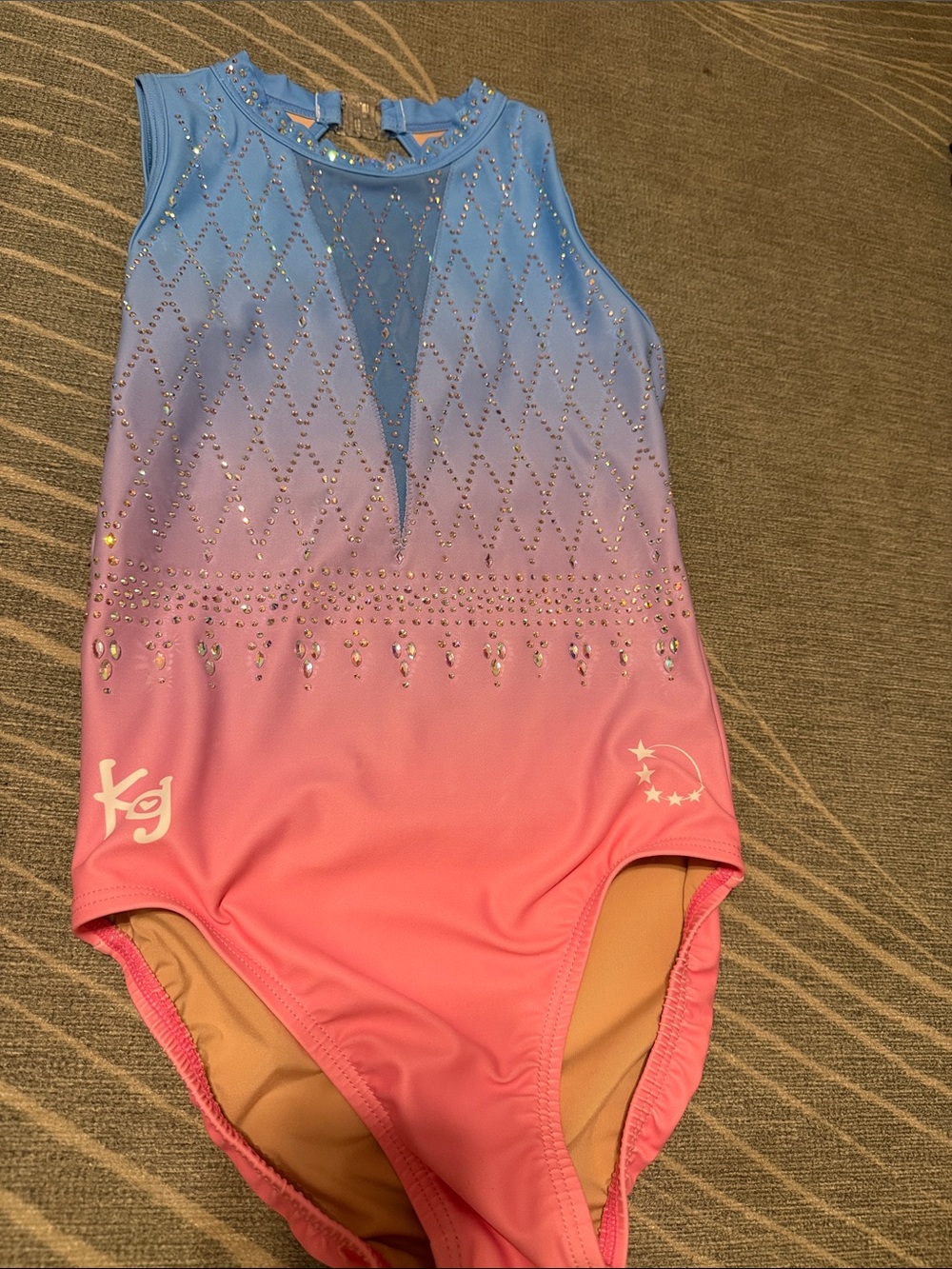 Koko & Gigi by Little Stars rhinestone leotard. Gorgeous and like new size AXS